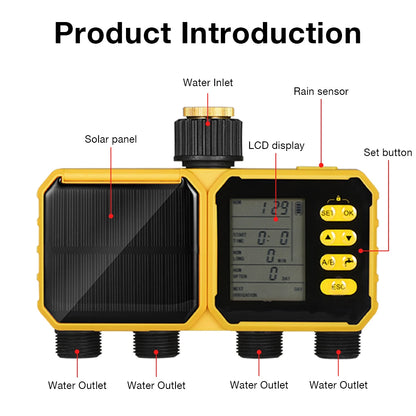 Smart Solar WiFi Irrigation Timer
