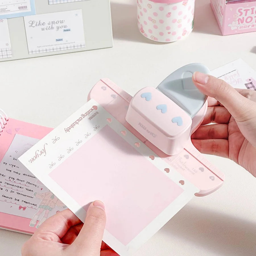 Mini 3-Hole Paper Punch for Loose Leaf Planners & Scrapbooking