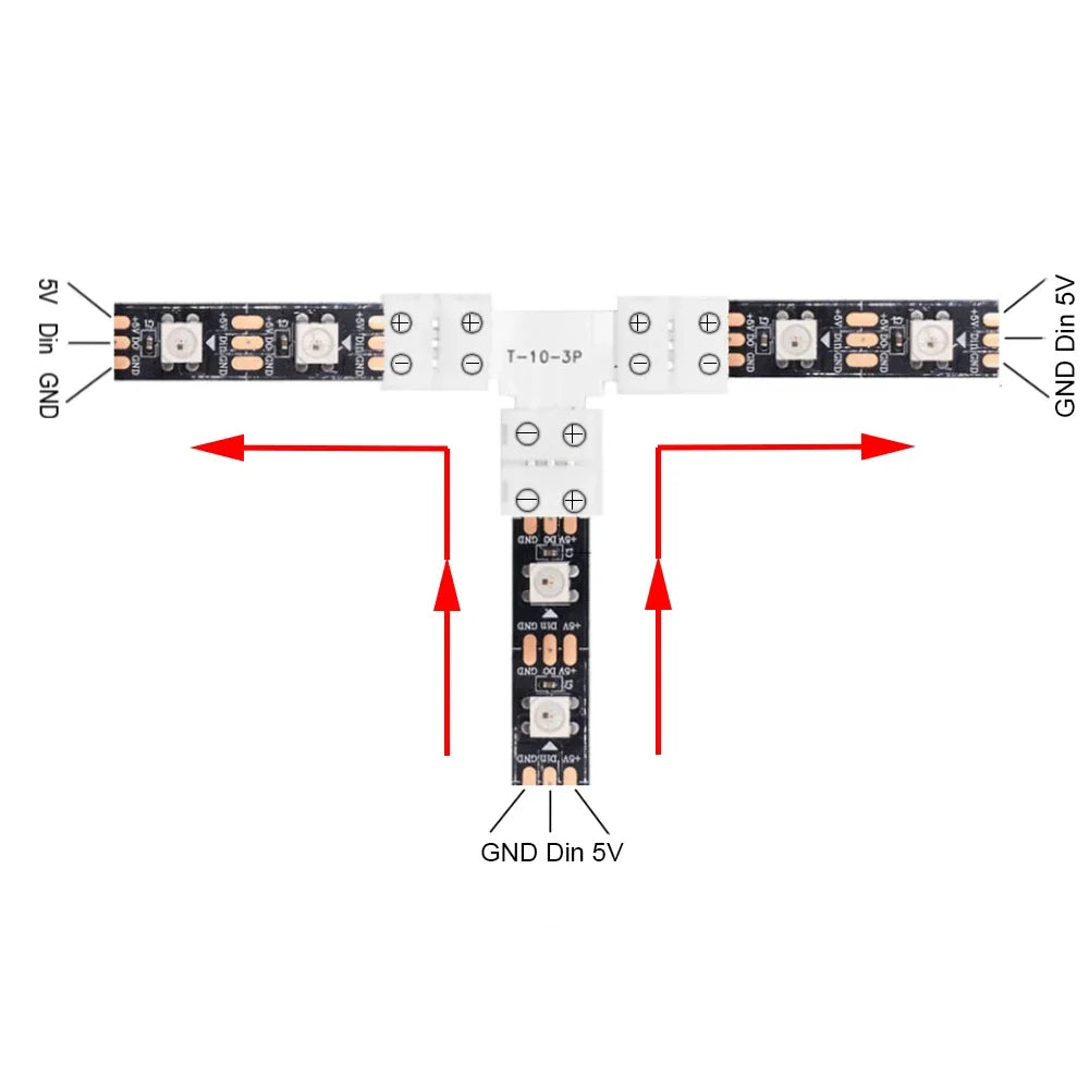 LED Strip Solderless Connector