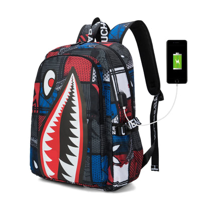 Shark School Backpack for Kids & Teens