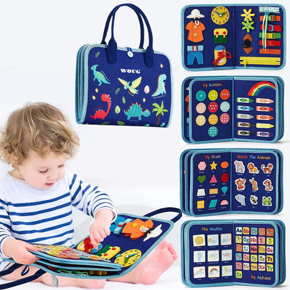 Montessori Busy Board Sensory Activity Toy