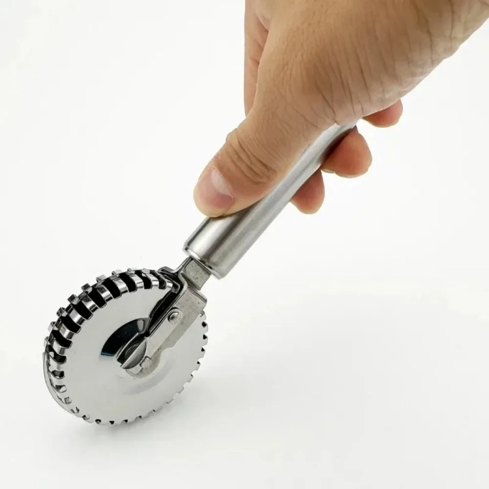 Stainless Steel Pastry Roller Cutter & Edge Sealing Wheel