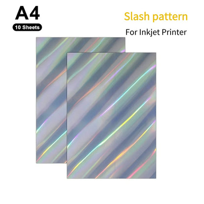 A4 Holographic Printable Vinyl Sticker Paper