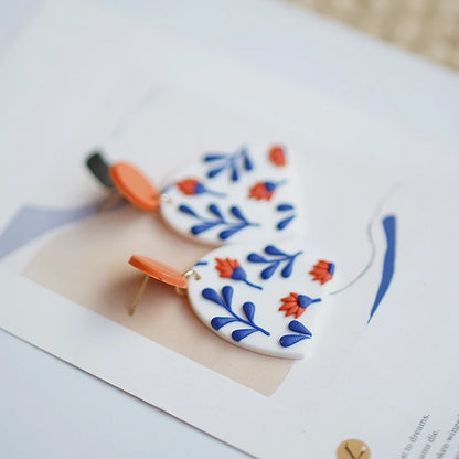 Classic Bohemiam Drop Bright Color Earrings