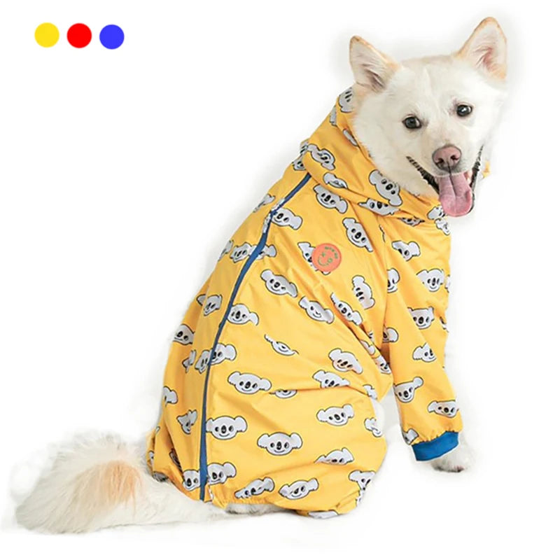 Pet Dog Raincoat – Waterproof Hooded Jacket