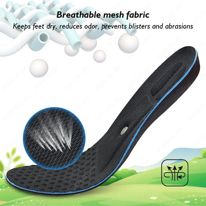Invisible Height Increase Insoles with Arch Support