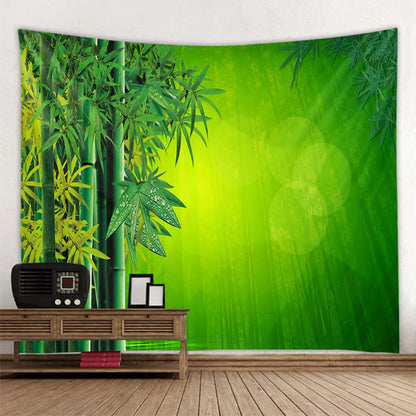 Bamboo Forest Landscape Wall Tapestry
