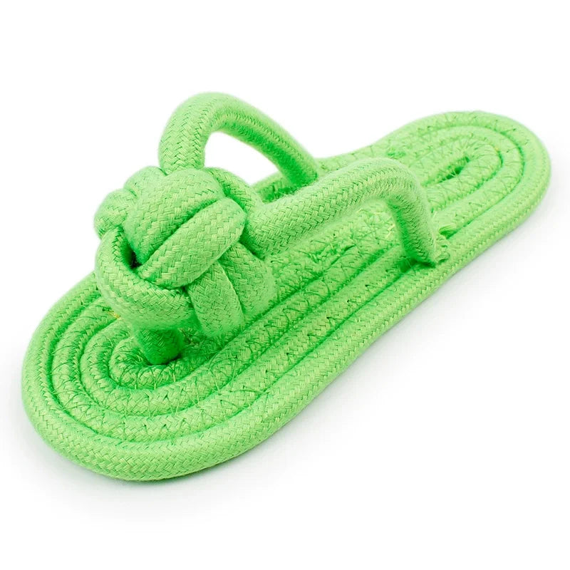 Cotton Rope Slipper Dog Chew Toy