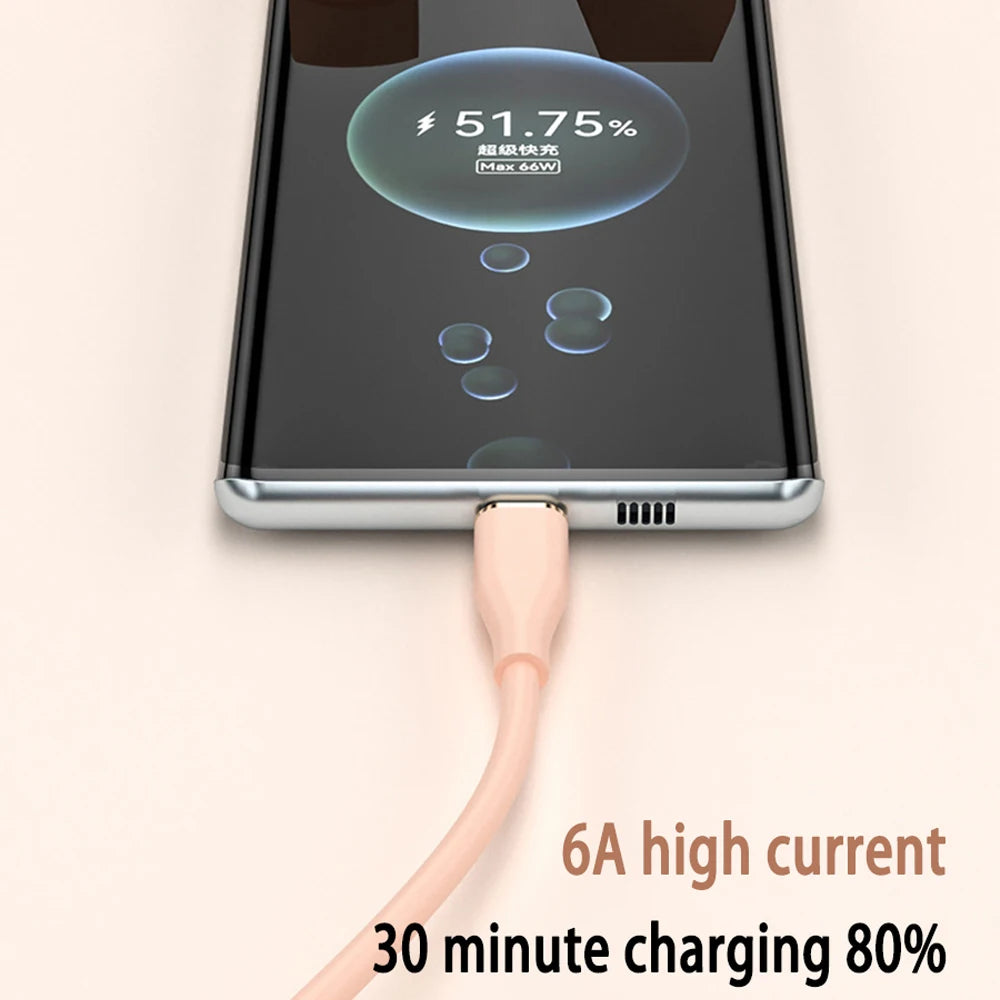 66W USB-C Silicone Cable