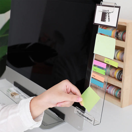 Acrylic Monitor Side Memo Board