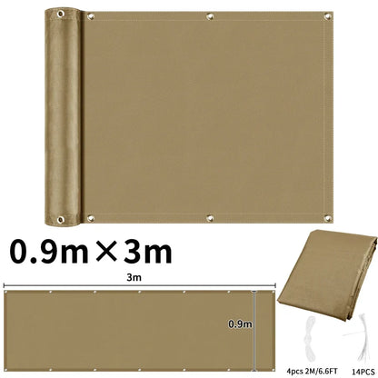 Waterproof Balcony Privacy Screen Cover