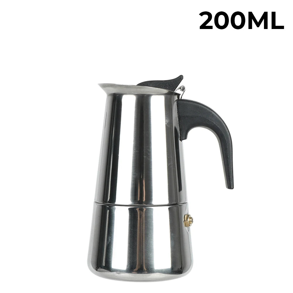 Stainless Steel Stovetop Moka Coffee Maker