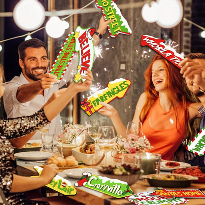 Whoville-Inspired Christmas Welcome Banner