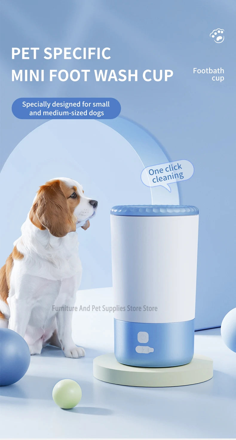 Electric Pet Paw Cleaner Cup