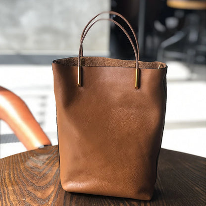 Johnature Genuine Cowhide Leather Shoulder Bag