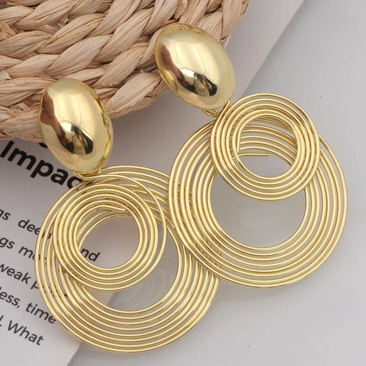 Big Round Earrings