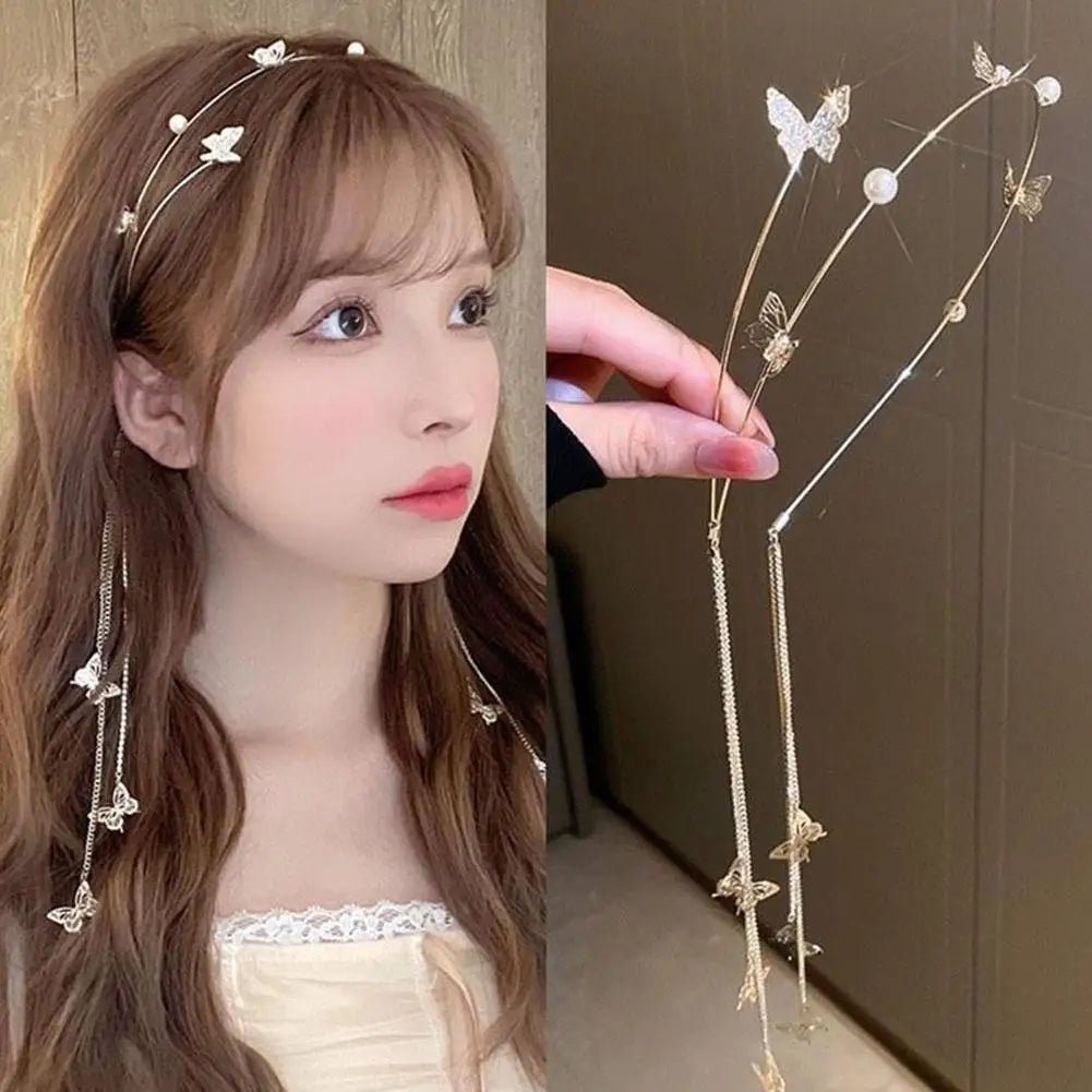 Rhinestone Butterfly Crystal Headband