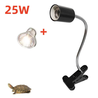 Reptile Heat Lamp with Clip Holder