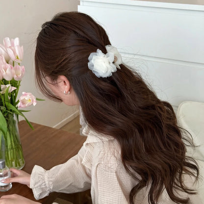 Chiffon Flower Hair Claw Clip
