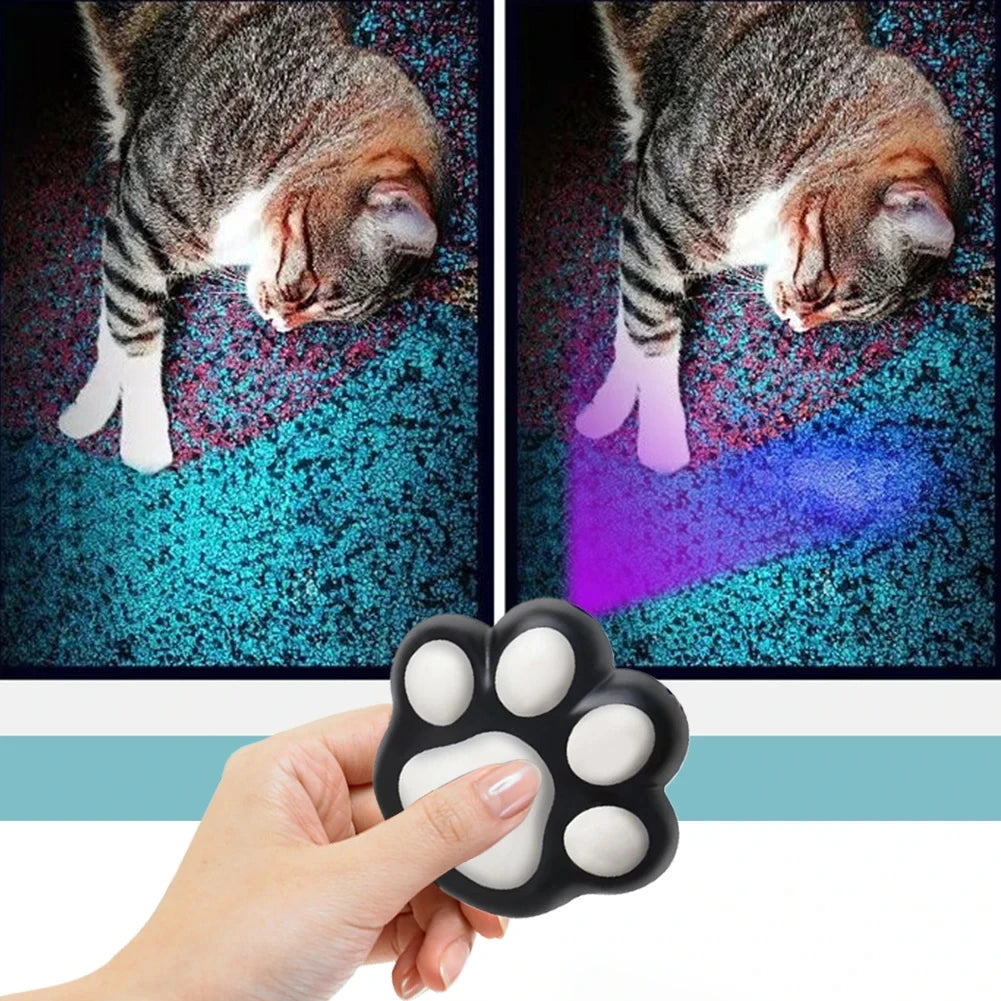 Rechargeable Paw Print Laser Cat Toy