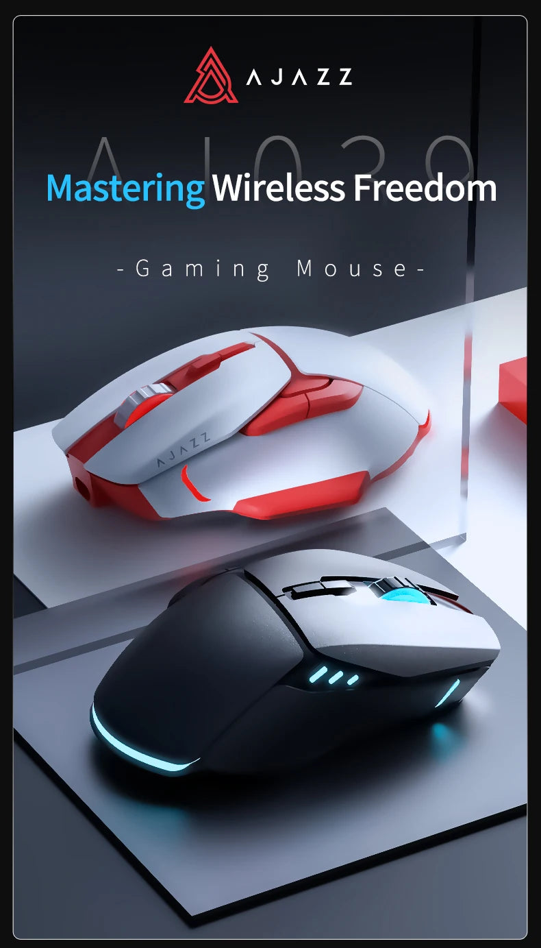 Tri-Mode Rechargeable Mouse with PAW3212 Sensor