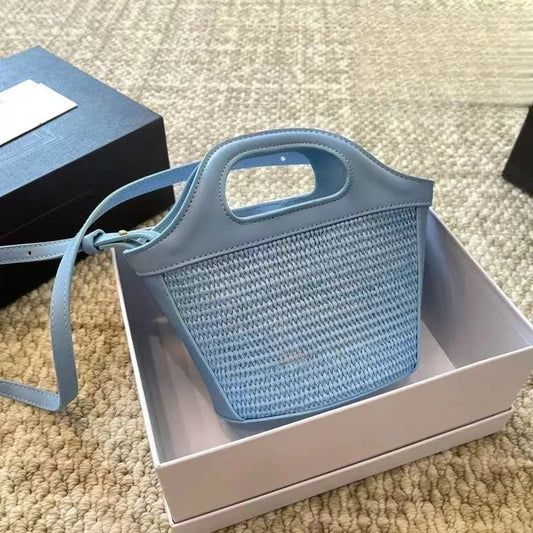 Elegant Mini Tote Bag with Cutout Handle Design