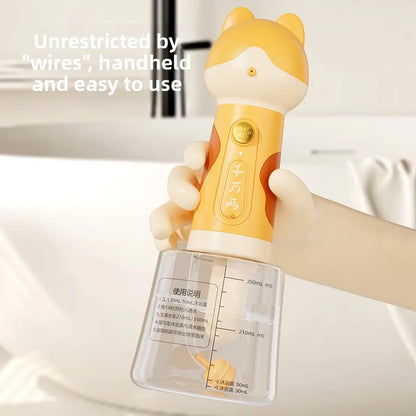 USB Rechargeable Electric Foam Dispenser for Pet Bathing