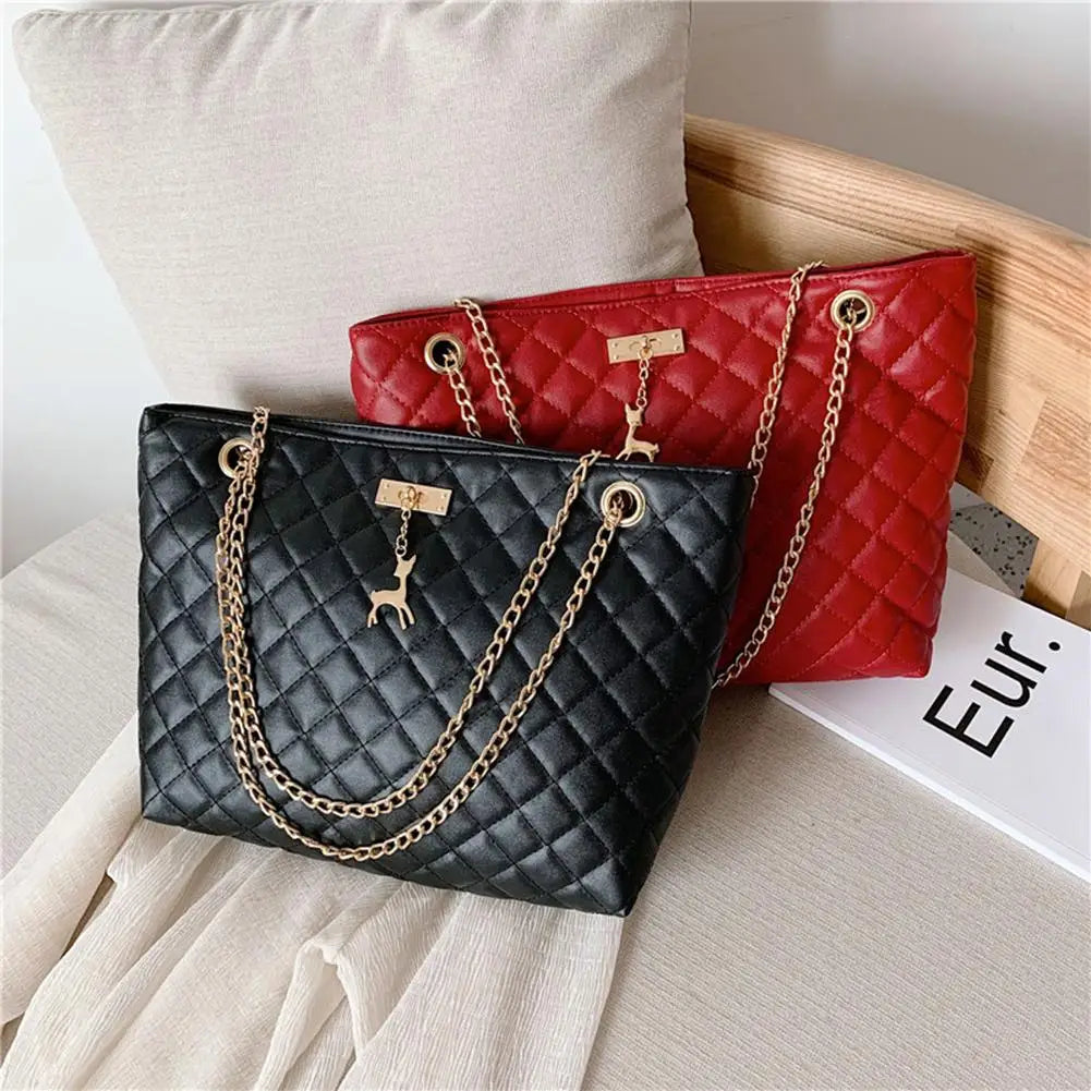 PU Leather Women Shoulder Bag