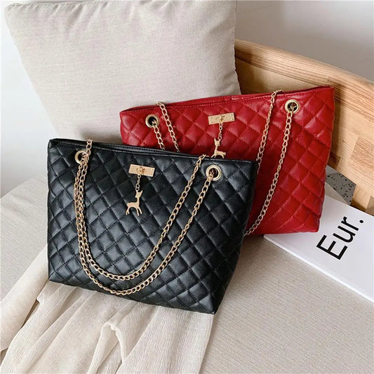 PU Leather Women Shoulder Bag