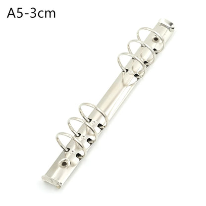 A4 B5 A5 A6 A7 B7 Loose-Leaf Spiral Notebook Metal Clip Ring