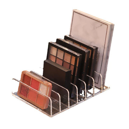 7-Compartment Transparent Makeup Organizer