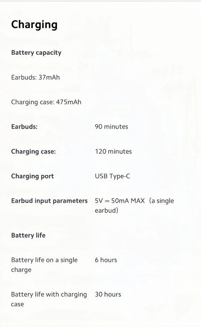Xiaomi Redmi Buds 6 Active Wireless Bluetooth Earbuds