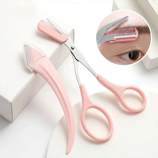 Eyebrow Trimming Razor & Brow Comb Set