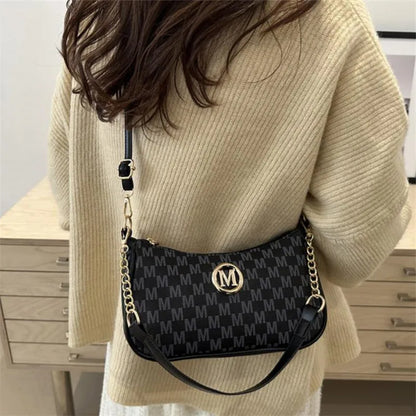 Vintage PU Leather Crossbody Satchel Bag