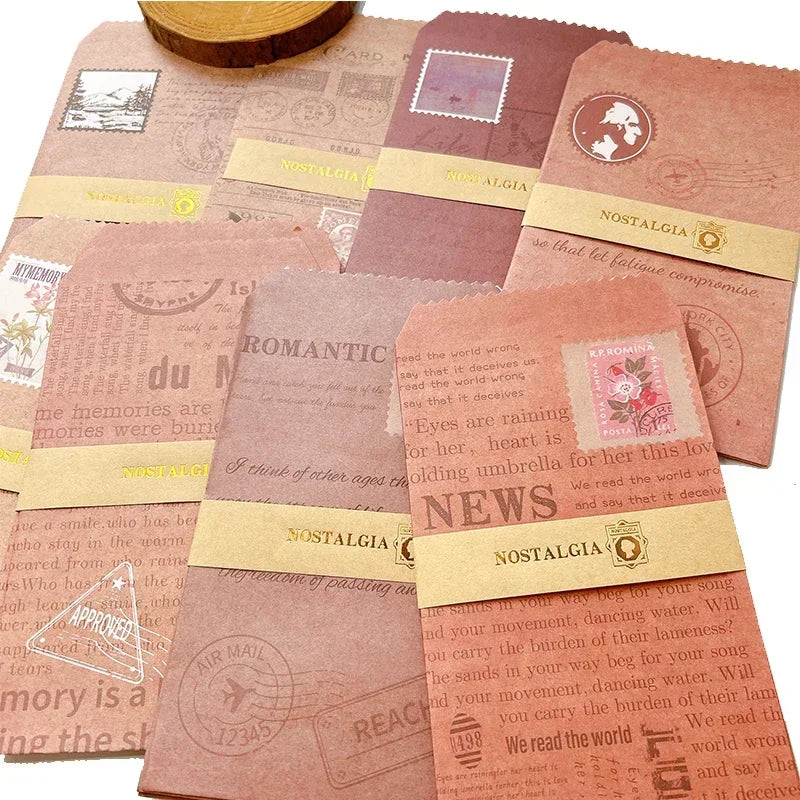 Cute Pattern Paper Envelope Set