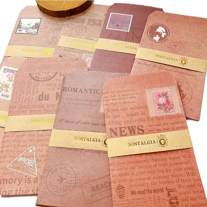 Cute Pattern Paper Envelope Set