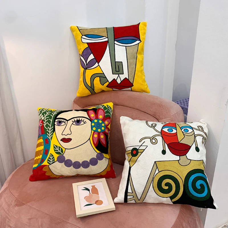 Abstract Art Decorative Cushion Cover
