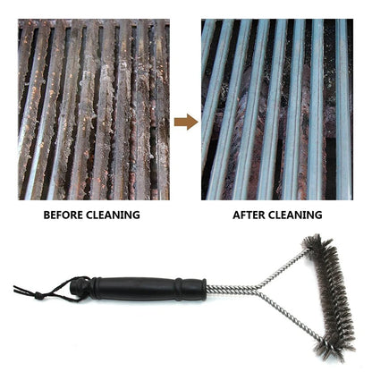 Stainless Steel BBQ Grill Cleaning Brush