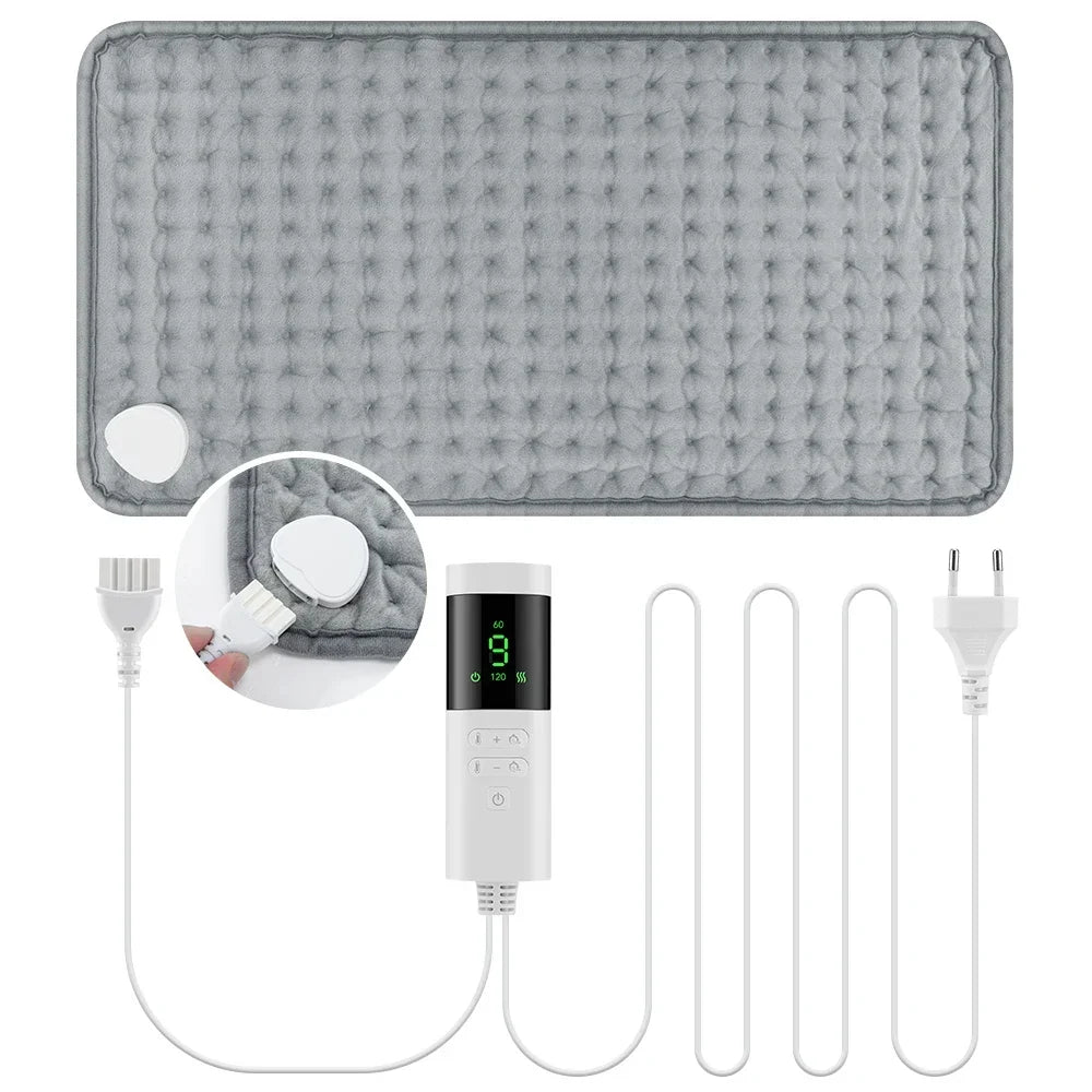 Adjustable Heated Therapy Pad with 9 Heat Levels & Timer