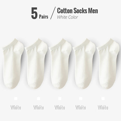 Men’s 95% Combed Cotton Dress Socks 5 Pairs