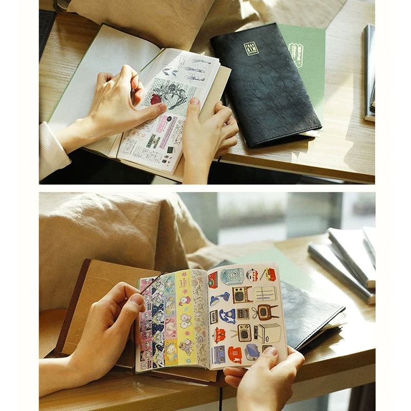 Travel Notebook Sticker Storage Book