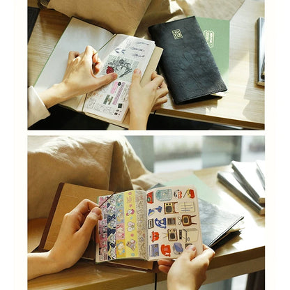 Travel Notebook Sticker Storage Book