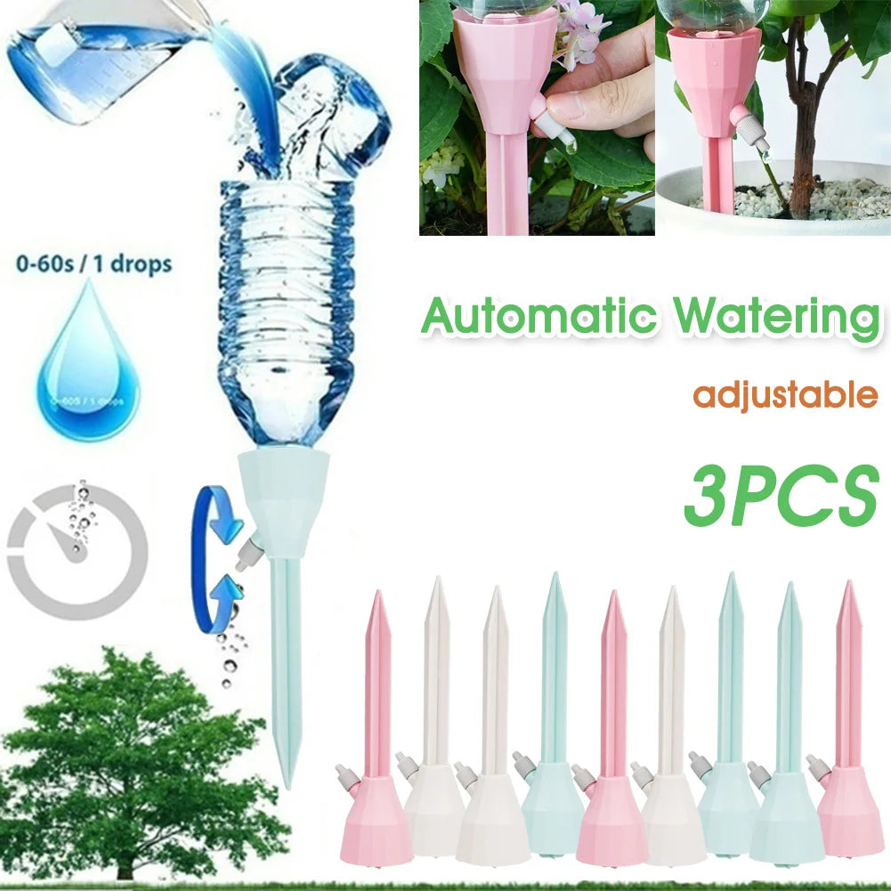 Adjustable Self-Watering Plant Spikes Set