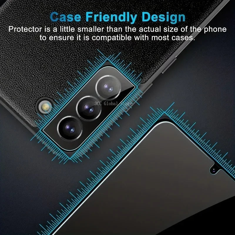 2+2 Pack Screen Camera Protector 9H Tempered Glass For Samsung Galaxy S22 S23