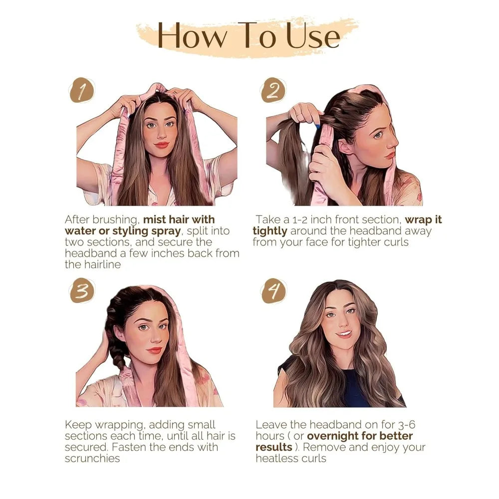 Heatless Hair Curler Set