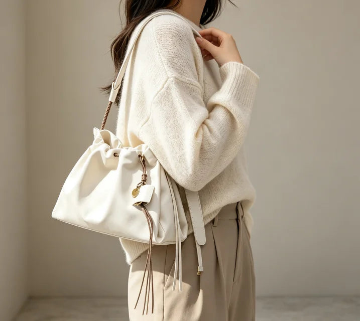 Large Capacity Soft PU Commuter Tote Bag
