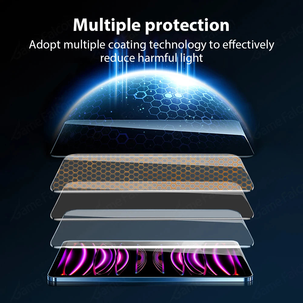 Tempered Glass Screen Protector for iPad Pro, Air, Mini & Standard iPad