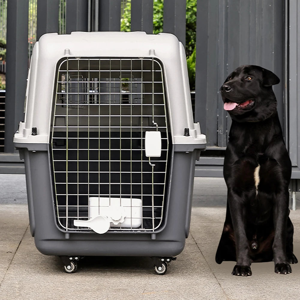 33” Airline-Approved Large Dog Travel Crate