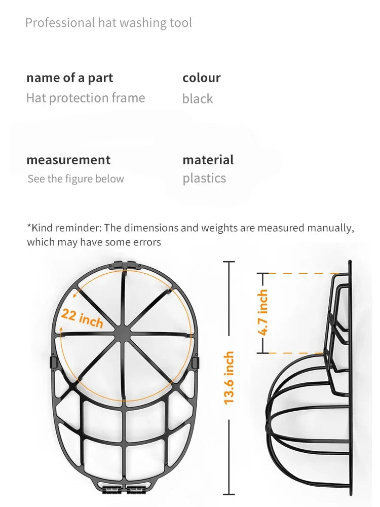 Baseball Cap Washer Frame