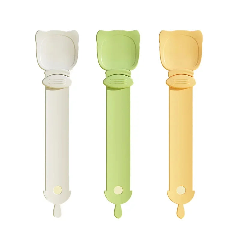 Long Handle Cat Wet Food Squeeze Spoon